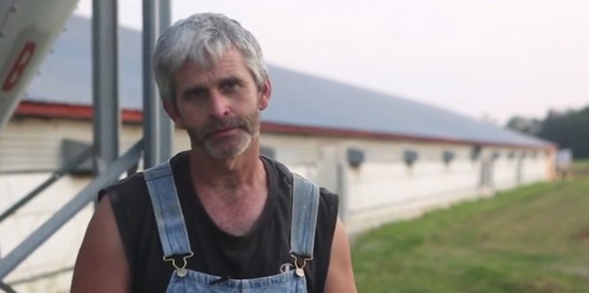 Farmer Craig Watts. original: video by Compassion in World Farming