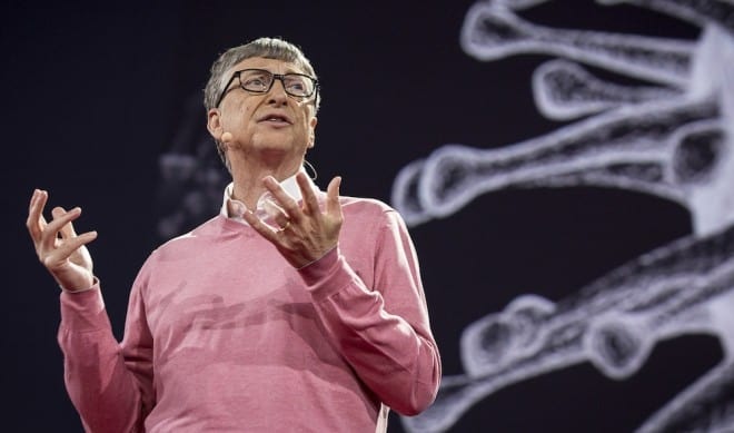 Bill Gates speaks at TED 2015 in Vancouver. (Image courtesy TED on Flickr (CC).)
